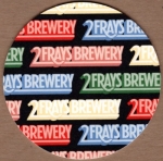 beer coaster from Two Rivers Brewing Co. ( PA-TWOF-5 )