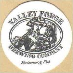 beer coaster from Valley Forge Brewing Co. ( PA-VFOR-1 )