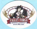 beer coaster from Valley Forge Brewing Co. ( PA-VFOR-3 )