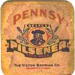 beer coaster from Victor Brewing Co. (A. Kim) ( PA-VICT-6 )