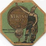 beer coaster from Von C Brewing Co ( PA-VIKI-1 )