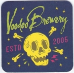 beer coaster from Wacker Brewing Co ( PA-VOOD-1 )