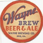 beer coaster from Ways Restaurant and Brewery, The ( PA-WAYN-1 )