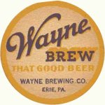 beer coaster from Ways Restaurant and Brewery, The ( PA-WAYN-2 )