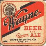 beer coaster from Ways Restaurant and Brewery, The ( PA-WAYN-3 )