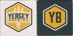 beer coaster from YFIB Brewing Co ( PA-YERG-2 )