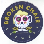 beer sticker from Broken Goblet Brewery ( PA-BKNC-STI-1 )