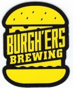 beer sticker from Bushkill Products Co ( PA-BURG-STI-2 )