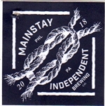 beer sticker from Manayunk Brewing Co ( PA-MAIN-STI-1 )