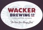 beer sticker from Wacker Brewing Co. ( PA-WACM-STI-1 )