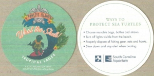 beer coaster from Plankowner Brewing Co. ( SC-PAWL-2 )