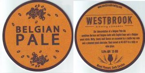 beer coaster from Wooden Skiff Brewing Company ( SC-WEST-3 )