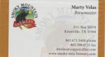 beer business card and similar from Smoky Mountain Brewing Co ( TN-SMK-BIZ-1 )