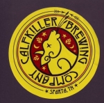 beer sticker from Calhoun