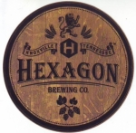 beer sticker from High Cotton Brewing Co.  ( TN-HEX-STI-1 )