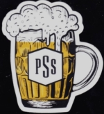 beer sticker from Pretentious Beer & Glass Co., The ( TN-PEAC-STI-2 )