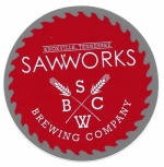 beer sticker from Schulz Bräu Brewing Company ( TN-SAW-STI-1 )