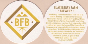 beer coaster from Blackhorse Pub & Brewery ( TN-BLAC-1 )