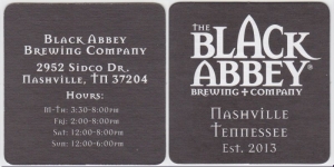 beer coaster from Blackberry Farm Brewery ( TN-BLKA-10 )