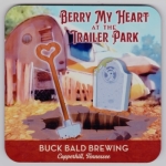 beer coaster from Calfkiller Brewing Co. ( TN-BUCK-2 )