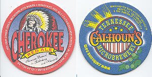 beer coaster from Cedar City Brewing Company ( TN-CALH-5 )