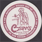 beer coaster from Depot Street Brewing ( TN-CZAN-2 )