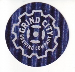 beer coaster from Half Batch Brewing Company ( TN-GRIN-1 )