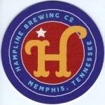 beer coaster from Hap and Harrys Brewery ( TN-HAMP-2 )