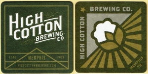 beer coaster from Hix Farm Brewery ( TN-HIGH-2 )