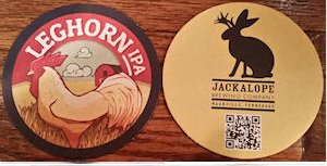 beer coaster from Jig Head Brewing Co.  ( TN-JACA-4 )