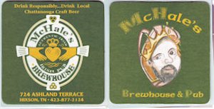 beer coaster from Meddlesome Brewing Company ( TN-MCHL-2 )