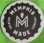 beer coaster from Mill Creek Brewing Co. ( TN-MEM-3 )