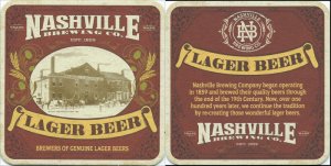 beer coaster from New Heights Brewing Co. ( TN-NASH-1 )