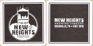 beer coaster from New Knoxville Brewing ( TN-NEWH-3 )