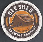 beer coaster from Orange Hat Brewing Company ( TN-OLDS-2 )