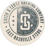 beer coaster from Smoky Mountain Brewery ( TN-SMIT-1 )