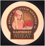 beer coaster from Smoky Mountain Brewing Co ( TN-SMK-8 )