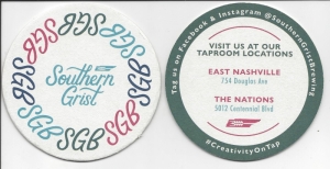 beer coaster from Star Spangled Brewing Company, The ( TN-SOGR-3 )