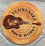 beer coaster from Tennessee Brewing Co ( TN-TBW-1 )