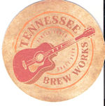 beer coaster from Tennessee Brewing Co ( TN-TBW-1A )