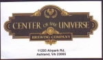 beer business card from Century Brewery Corporation ( VA-CEN-BIZ-1 )