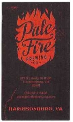 beer business card from Parkway Brewing Co. ( VA-PALE-BIZ-1 )