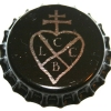 beer crown cap from Log Home Brewing Company ( VA-LICK-CAP-1 )