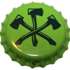 beer crown cap from Three Roads Brewing Company ( VA-THRN-CAP-3 )