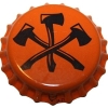 beer crown cap from Three Roads Brewing Company ( VA-THRN-CAP-4 )