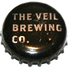 beer crown cap from Vibrant Shore Brewing Company ( VA-VEIL-CAP-2 )