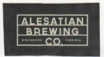 beer sticker from Alewerks Brewing ( VA-ALES-STI-1 )