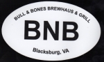beer sticker from Bunnyman Brewing ( VA-BULL-STI-2 )