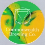 beer sticker from Consumers Brewing Co.  ( VA-COMW-STI-3 )