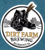 beer sticker from Dividing Creek Beer Co ( VA-DIRT-STI-1 )